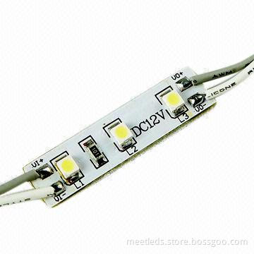 Rectangle LED Backlight Module with 3xSMD3528/36x9mm/Double FR-4 Fiberglass Panels Heat Dissipation